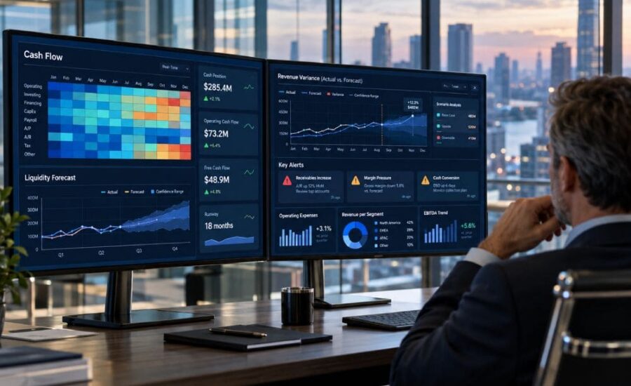real time financial data analytics dashboard