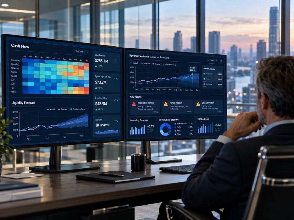 real time financial data analytics dashboard